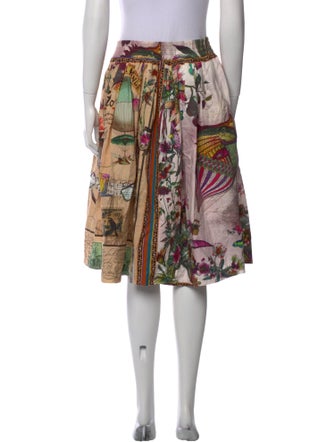 Etro Printed Knee-Length Skirt