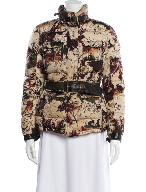 Etro Floral Print Down Jacket