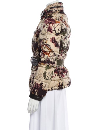 Etro Floral Print Down Jacket