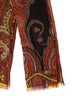 Etro Wool Paisley Print Scarf