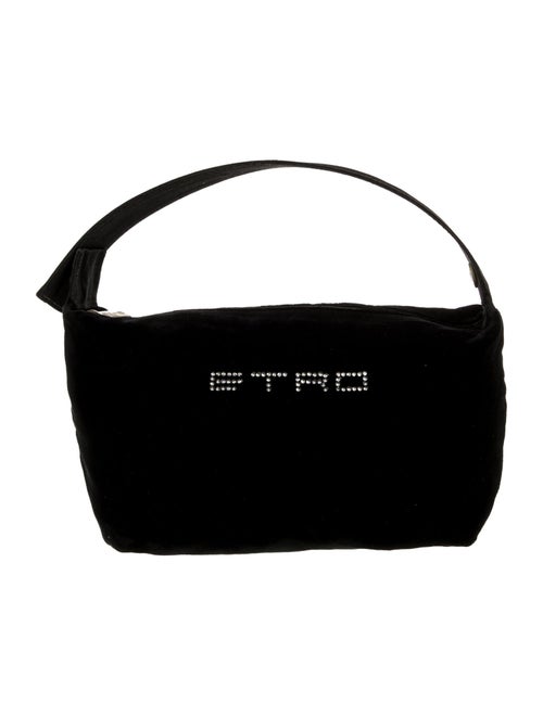 Etro Velvet Top Handle Bag