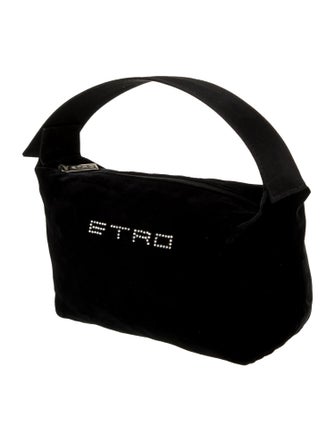 Etro Velvet Top Handle Bag