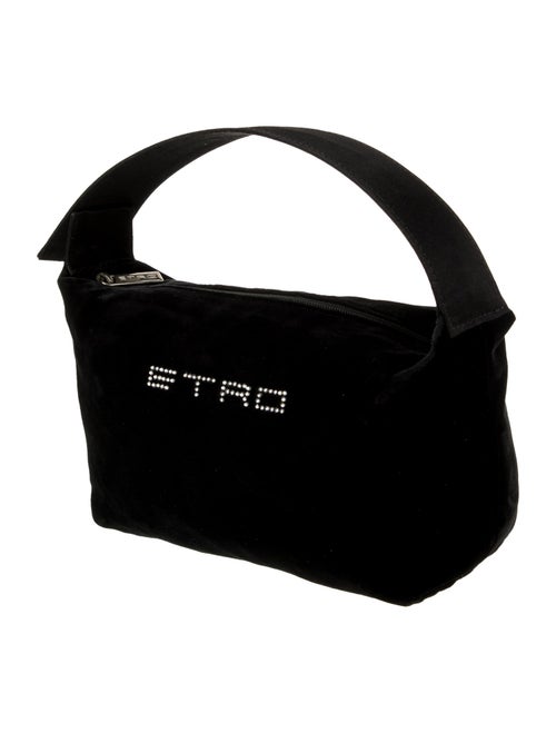 Etro Velvet Top Handle Bag