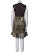 Etro Lace Pattern Mini Dress