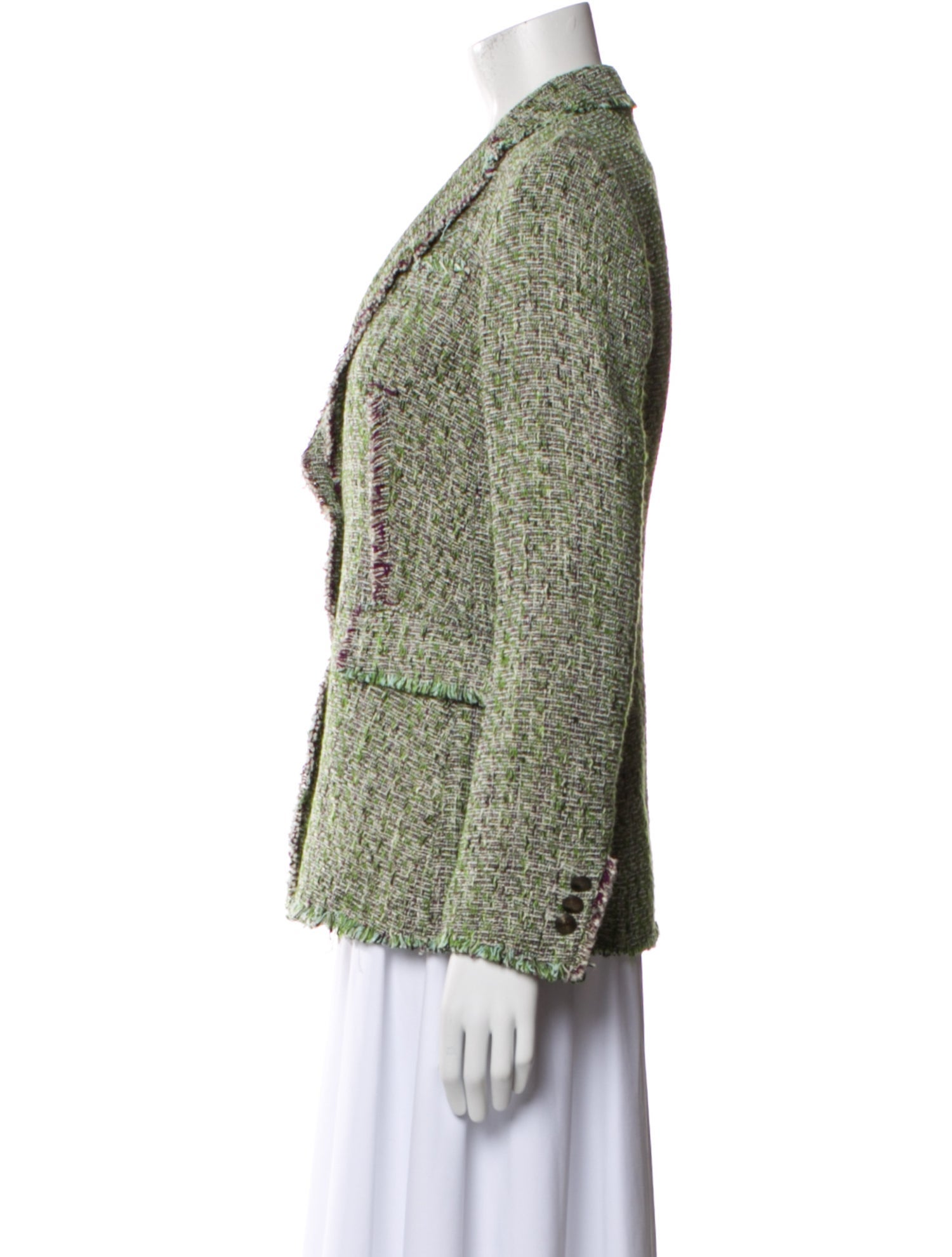 Etro Tweed Pattern Blazer