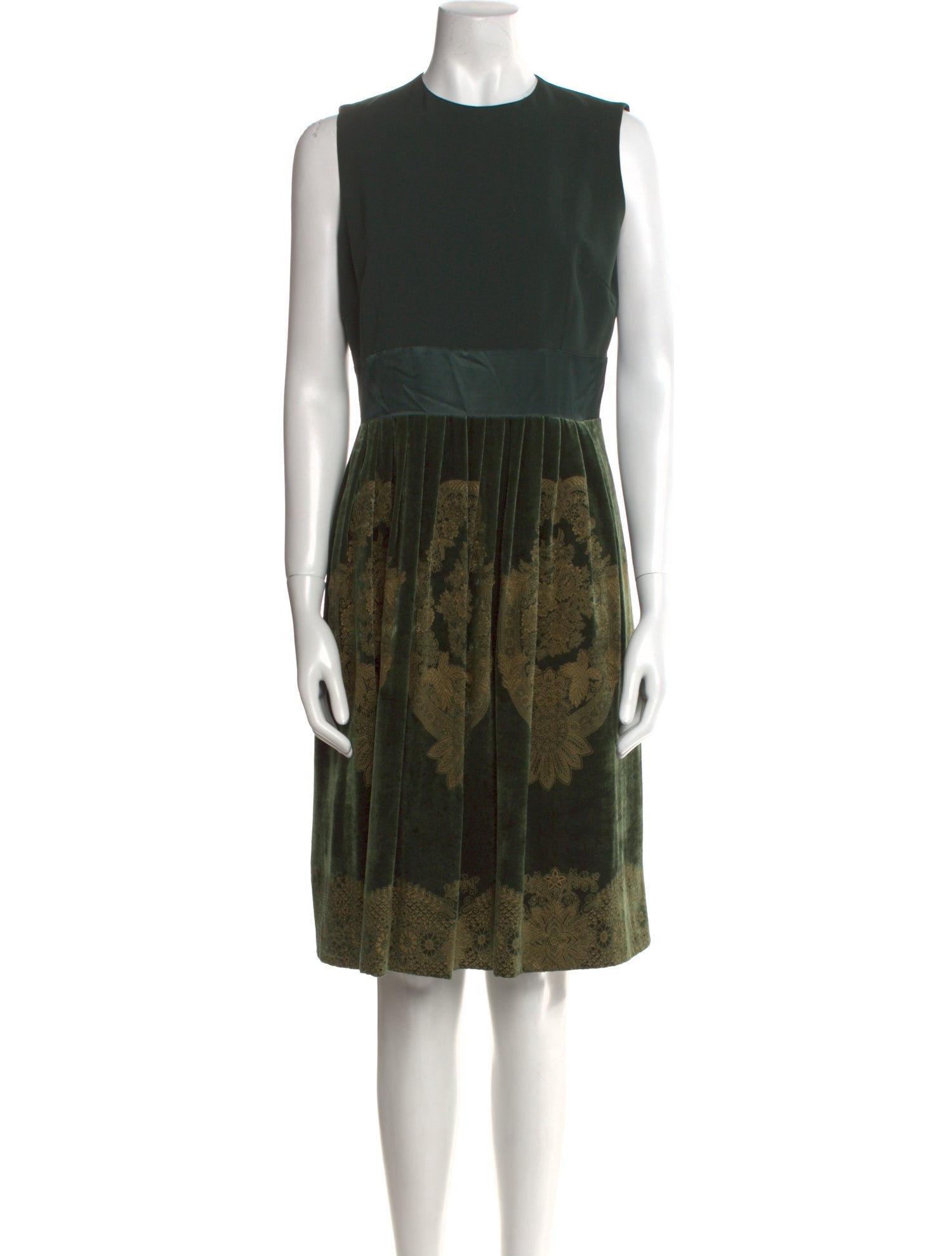 Etro Velvet Knee-Length Dress