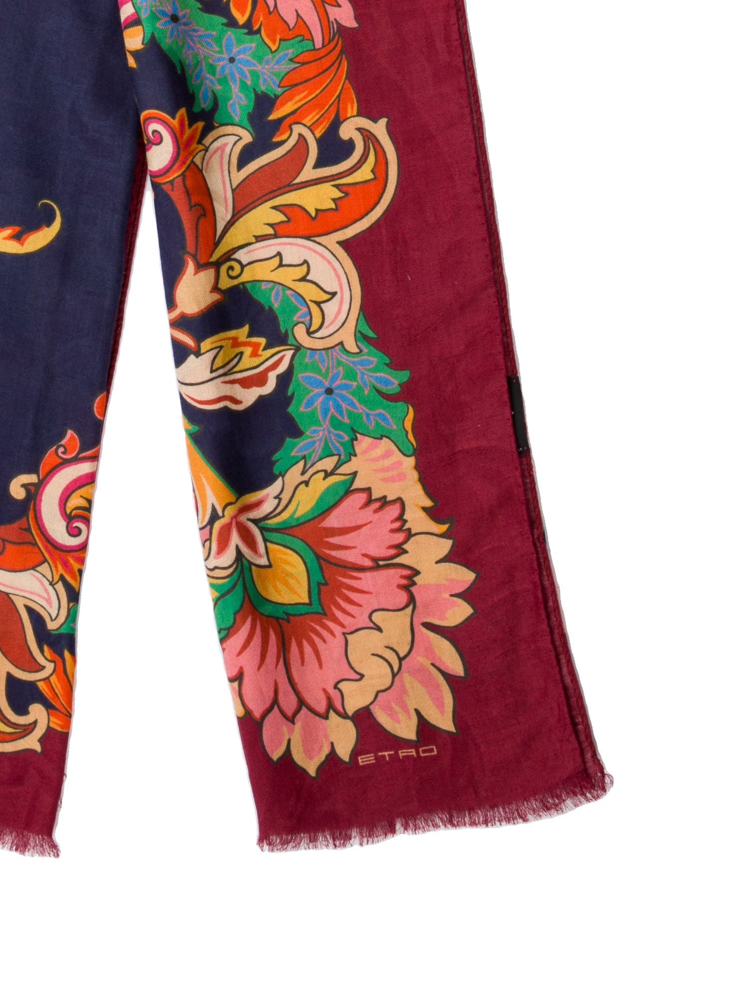 Etro Silk Floral Print Bandeau