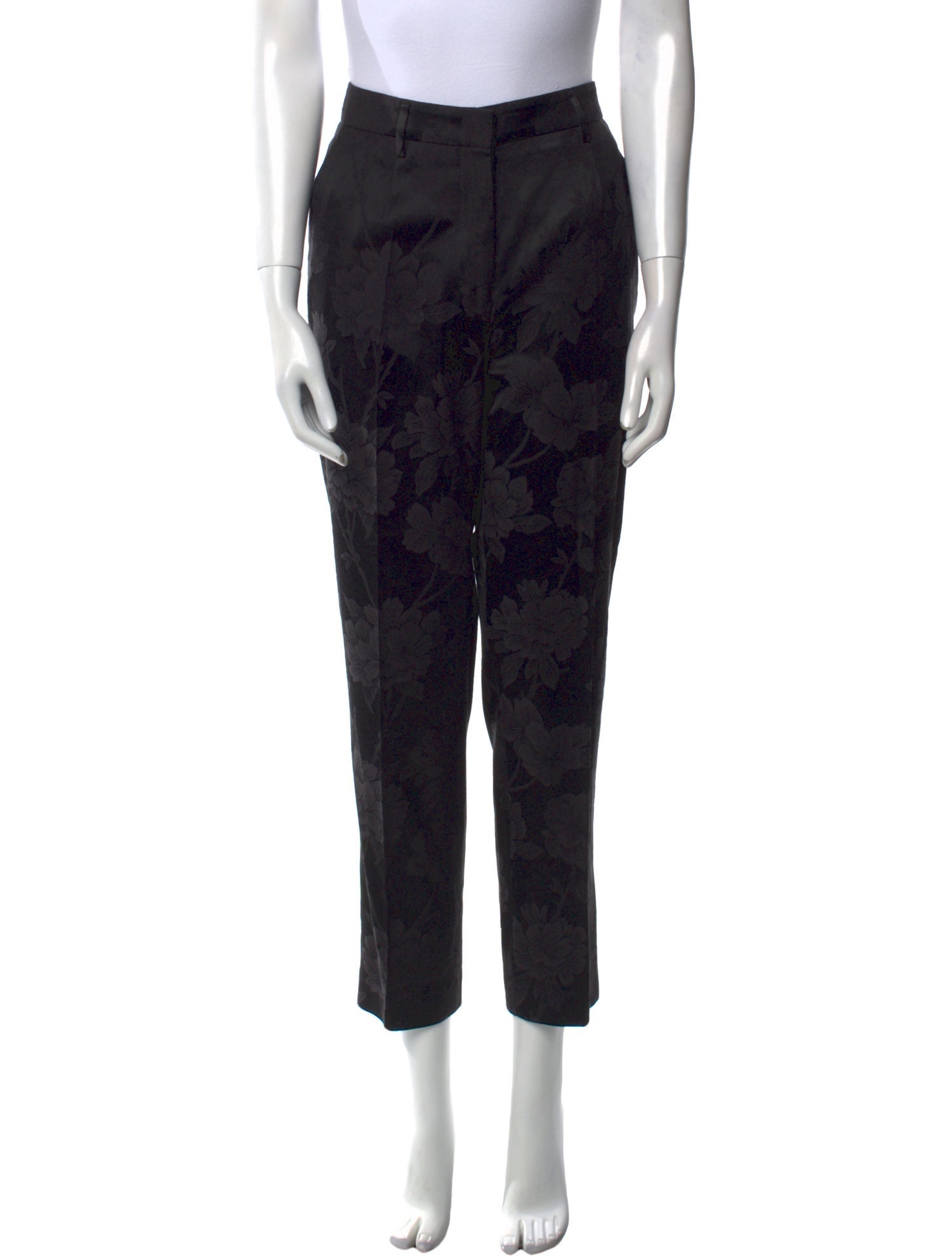 Etro Floral Print Straight Leg Pants