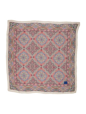 Etro Cashmere Paisley Print Scarf