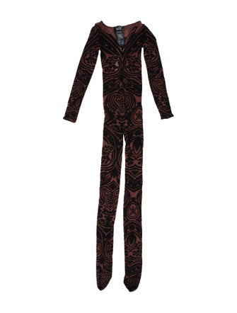 Etro Printed V-Neck Jumpsuit