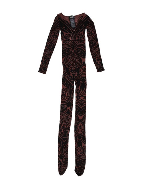 Etro Printed V-Neck Jumpsuit