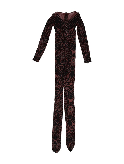 Etro Printed V-Neck Jumpsuit