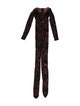 Etro Printed V-Neck Jumpsuit