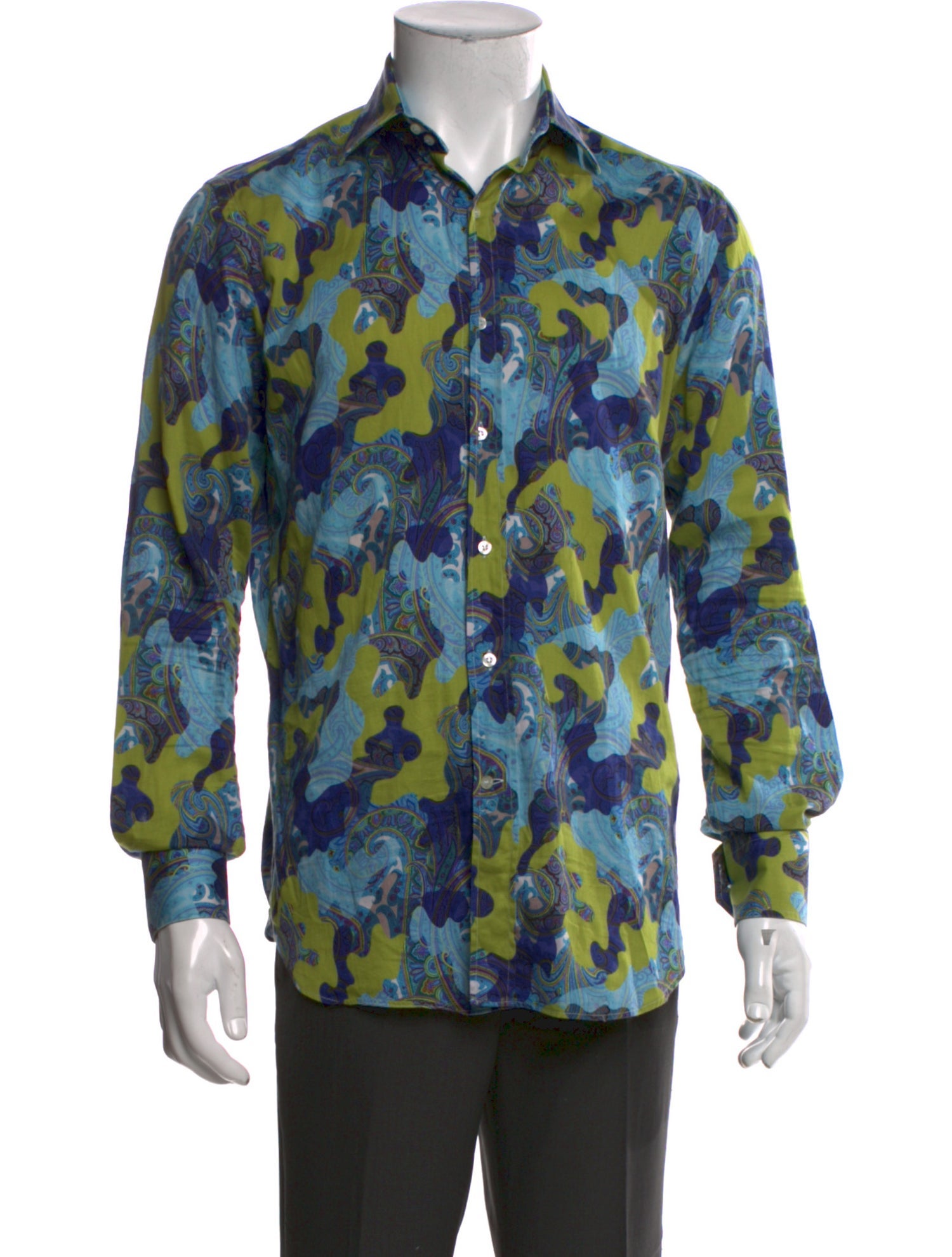 Etro Printed Long Sleeve Shirt