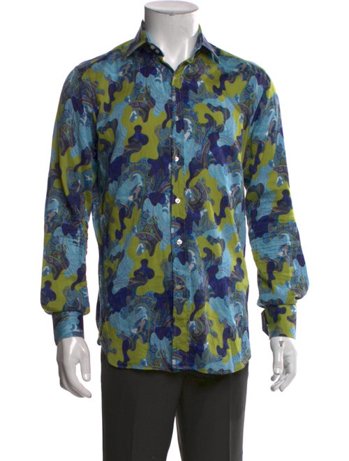 Etro Printed Long Sleeve Shirt