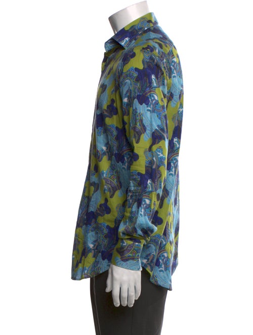 Etro Printed Long Sleeve Shirt