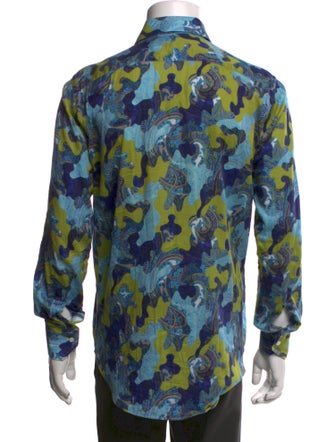 Etro Printed Long Sleeve Shirt