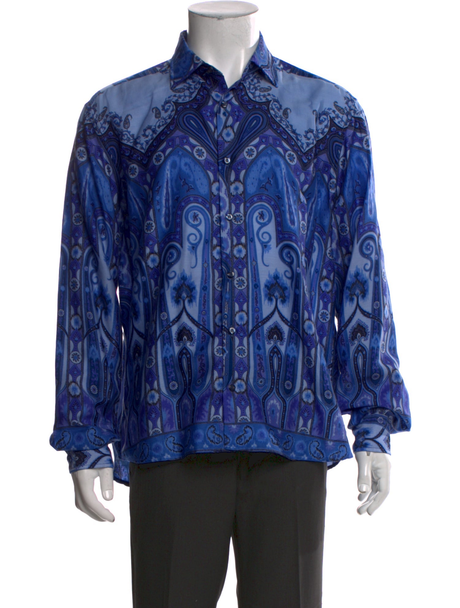 Etro Paisley Print Long Sleeve Shirt
