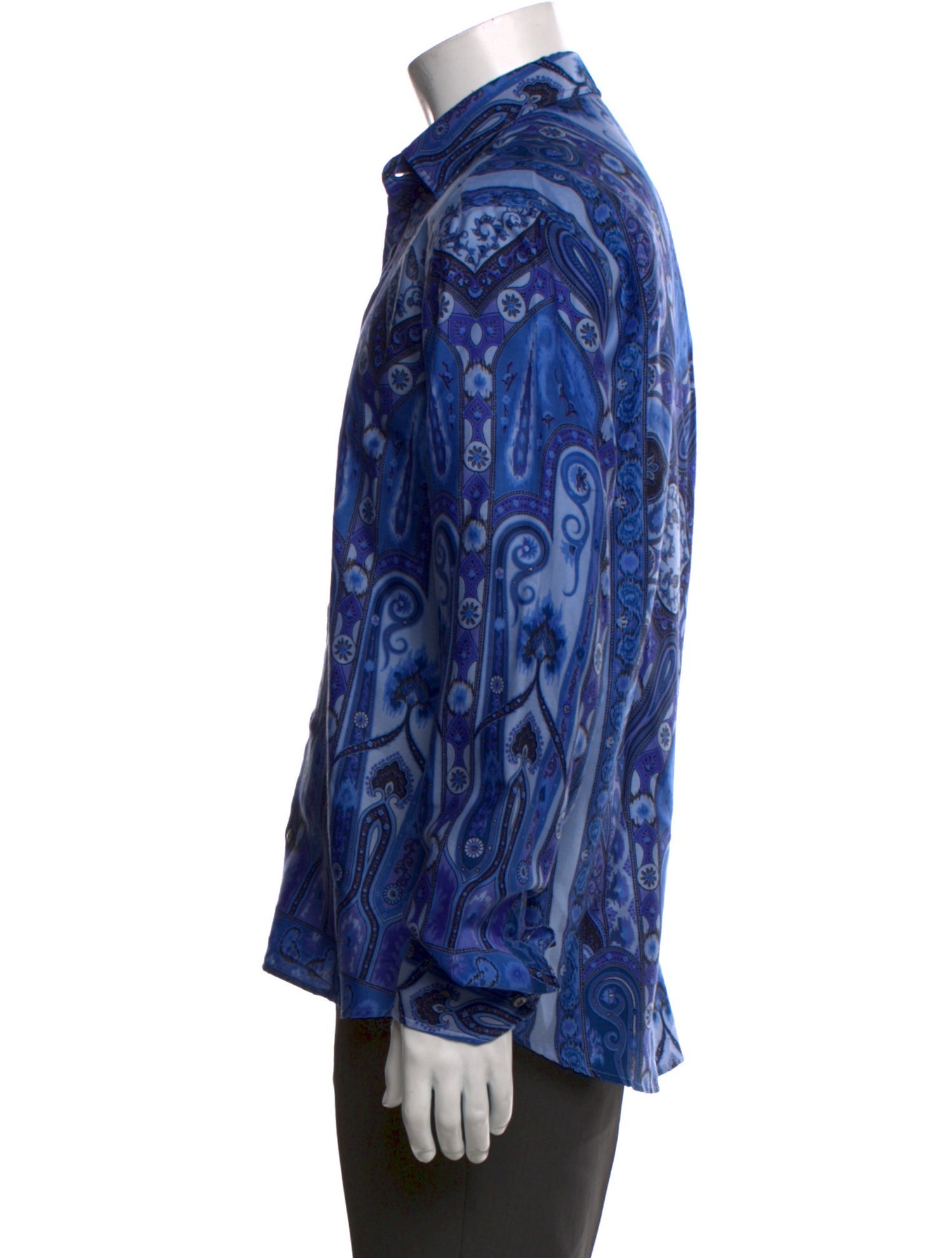 Etro Paisley Print Long Sleeve Shirt
