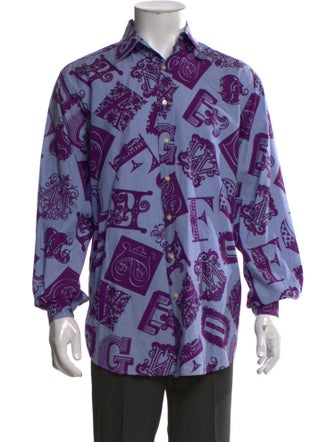 Etro Printed Long Sleeve Shirt