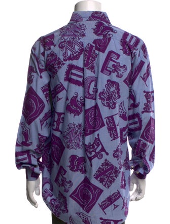 Etro Printed Long Sleeve Shirt