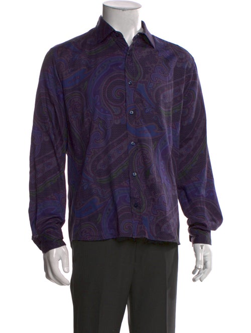Etro Paisley Print Long Sleeve Shirt