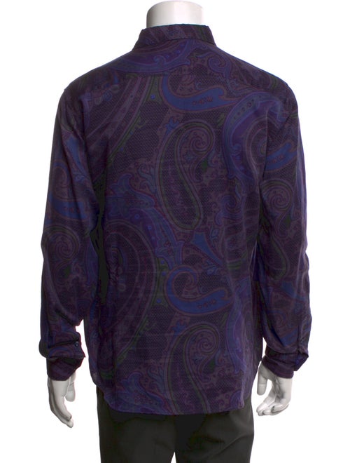 Etro Paisley Print Long Sleeve Shirt