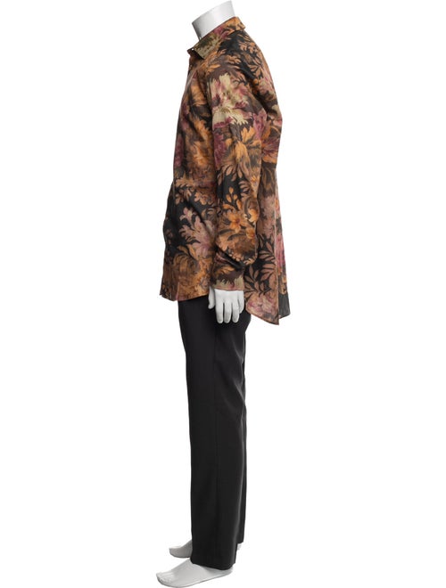 Etro Floral Print Long Sleeve Shirt