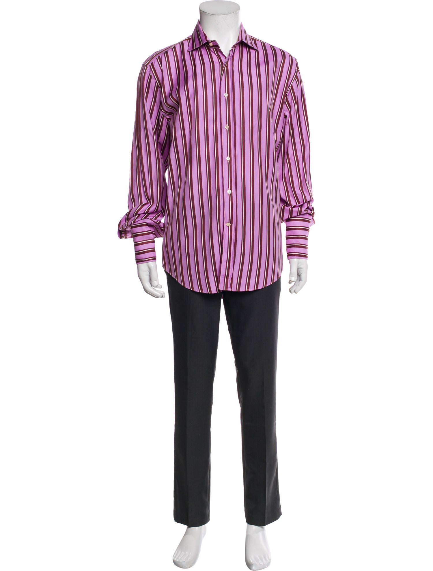 Etro Striped Long Sleeve Shirt