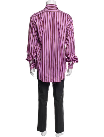 Etro Striped Long Sleeve Shirt