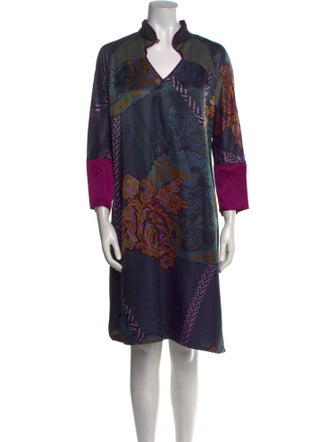 Etro Silk Knee-Length Dress