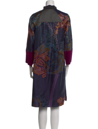 Etro Silk Knee-Length Dress