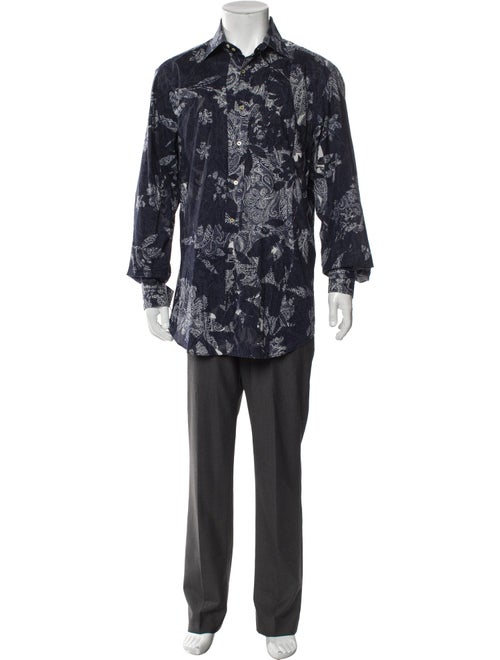 Etro Paisley Print Long Sleeve Shirt