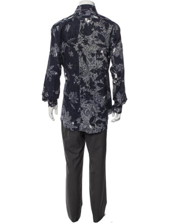 Etro Paisley Print Long Sleeve Shirt