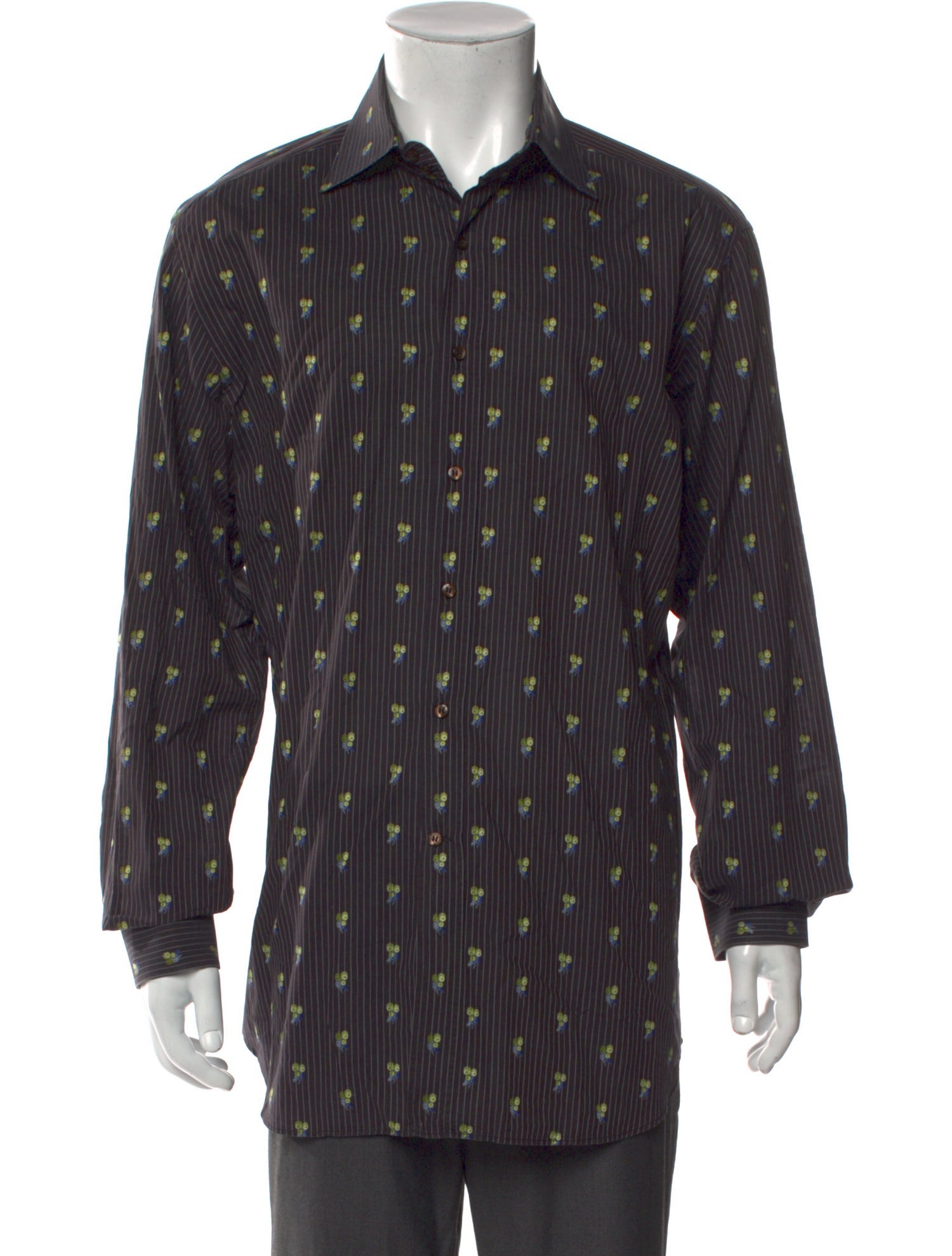 Etro Floral Print Long Sleeve Shirt