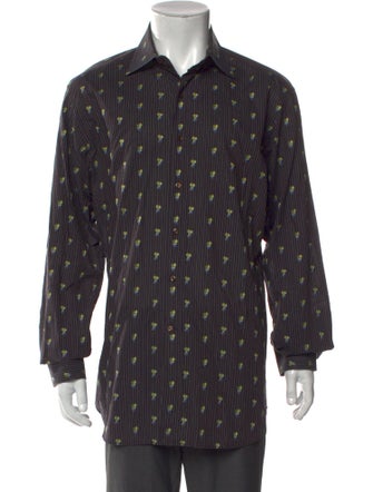 Etro Floral Print Long Sleeve Shirt