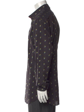 Etro Floral Print Long Sleeve Shirt