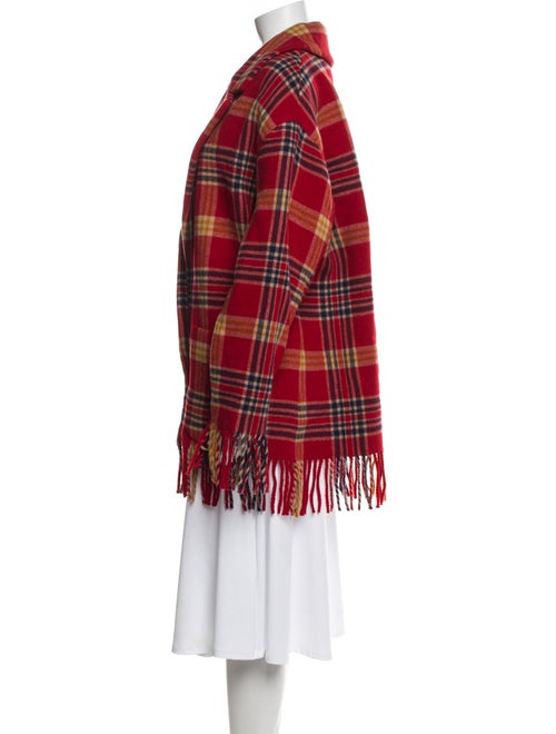 Etro Wool Plaid Print Jacket