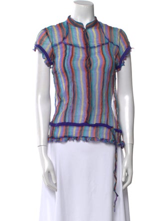 Etro Silk Striped Blouse
