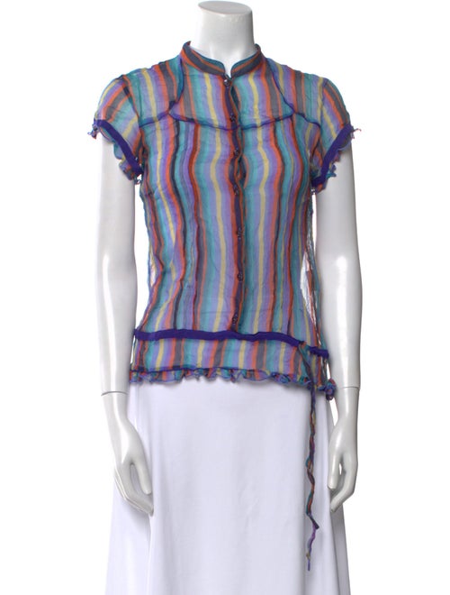 Etro Silk Striped Blouse