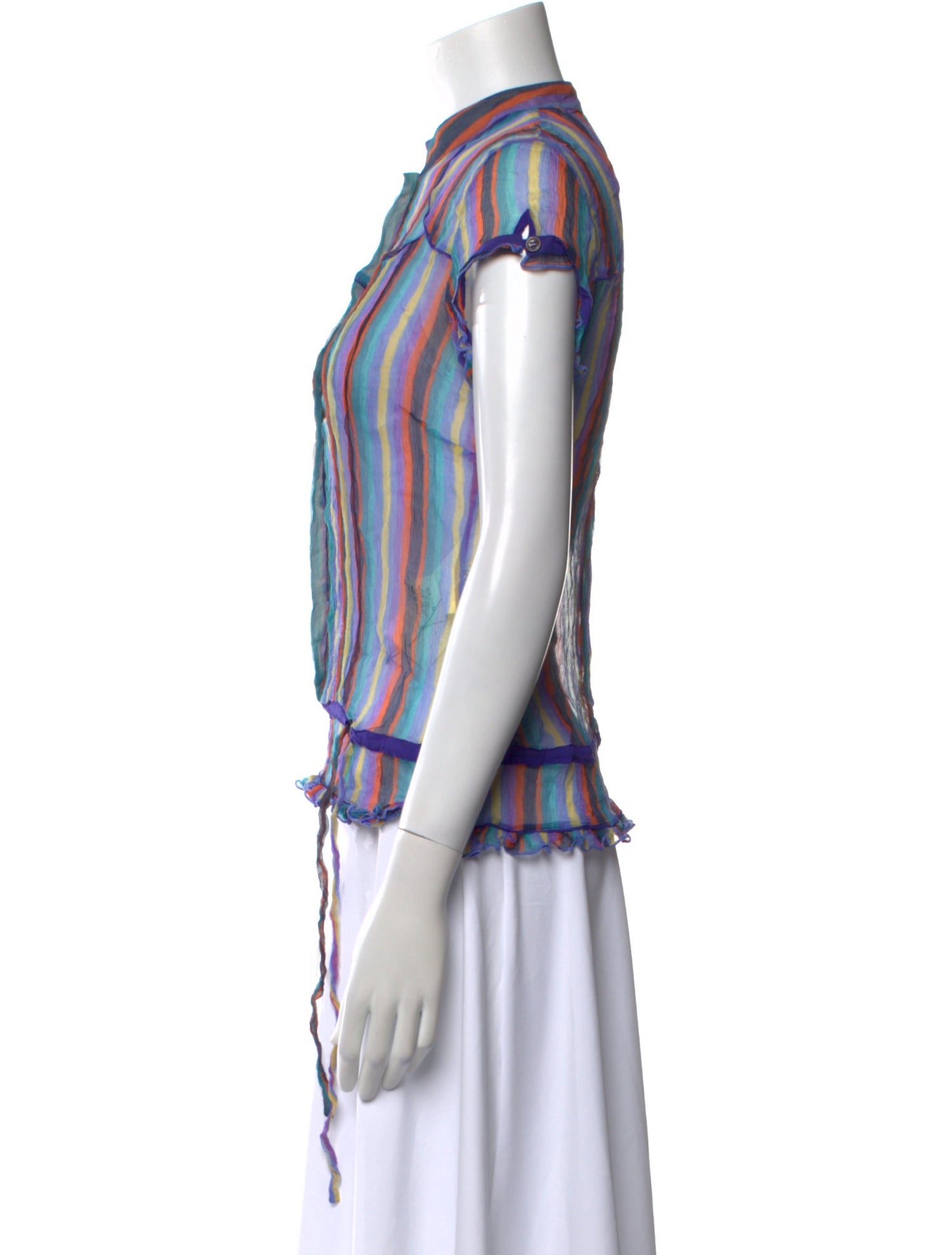 Etro Silk Striped Blouse