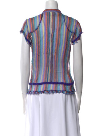 Etro Silk Striped Blouse