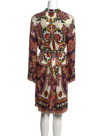 Etro Printed Knee-Length Dress