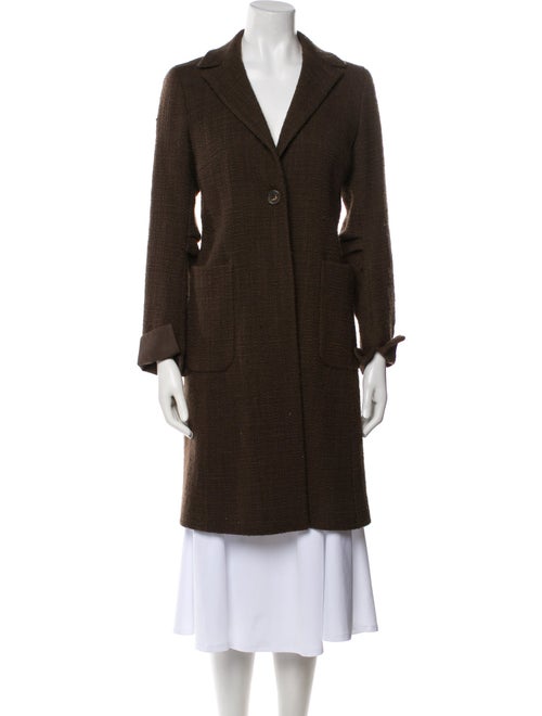 Etro Wool Tweed Pattern Coat