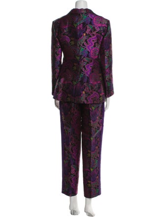 Etro Floral Print Sequin Embellishments Pantsuit