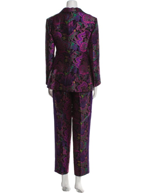 Etro Floral Print Sequin Embellishments Pantsuit