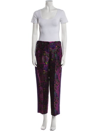 Etro Floral Print Sequin Embellishments Pantsuit