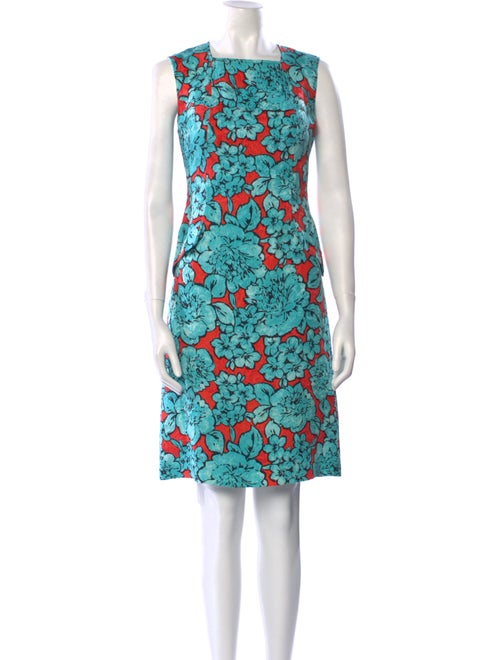 Etro Floral Print Knee-Length Dress
