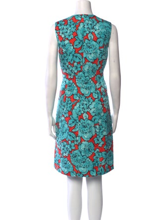 Etro Floral Print Knee-Length Dress