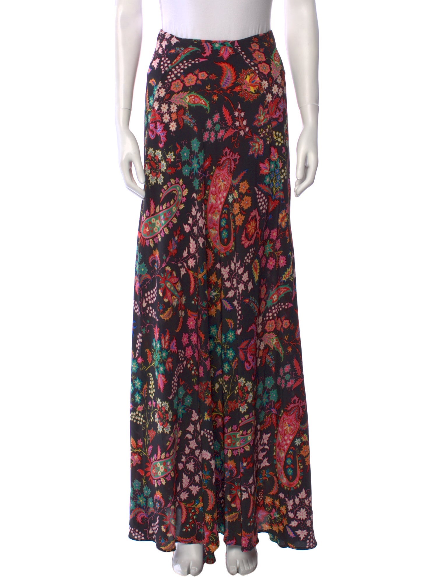 Etro Floral Print Long Skirt